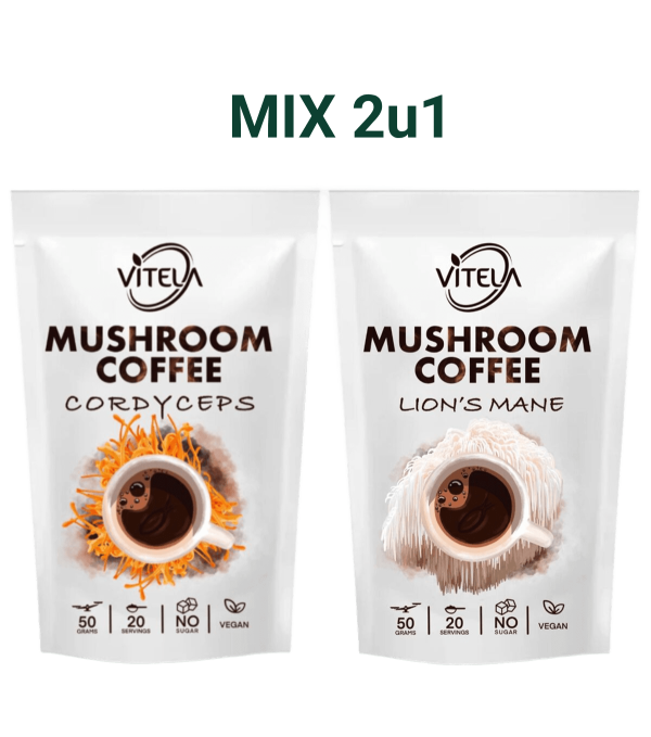 Cordyceps i Lavlja griva kava za energiju, fokus i zdravlje mozga