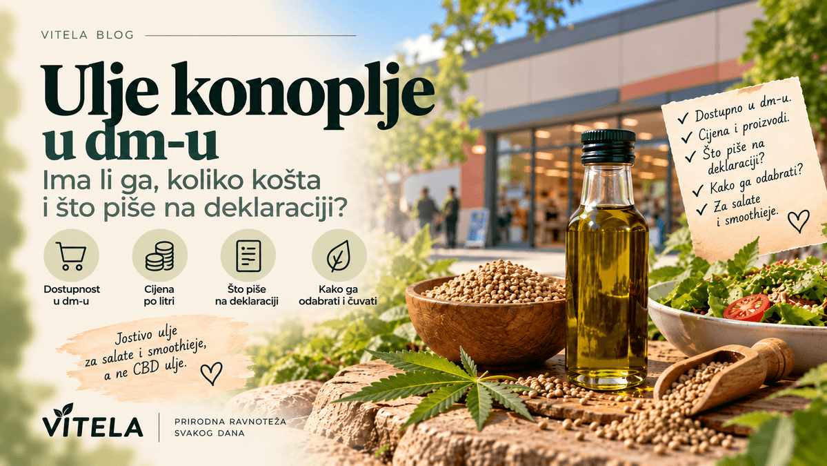 Ulje konoplje u dm-u – cijena, deklaracija i razlika od CBD ulja